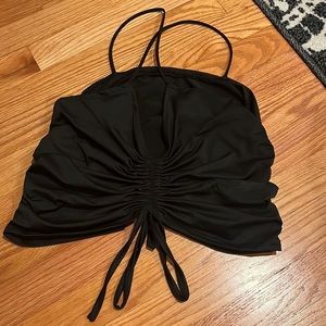 Shein Cross Going Out Tank Black